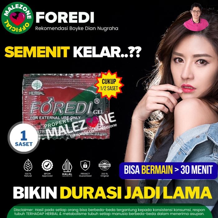 terjaminDiKita- Obat Kuat Herbal Oles Foredi Pria Dewasa Tahan Stamina Lama Original