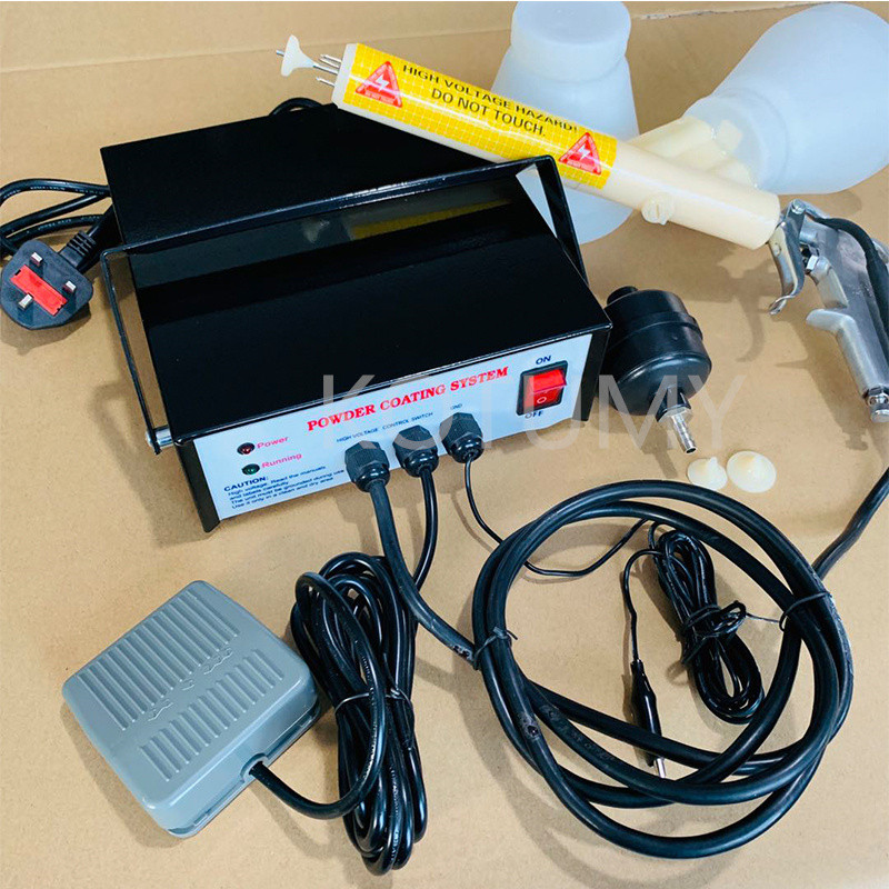 Portable Manual Spray Gun 220V Powder Coating Gun Electrostatic Powder Coating Gun System Painting M