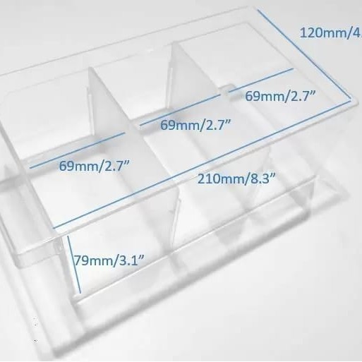 

LIVINBOX A7-309 K 9 Laci Akseses Perhiasan Serbaa Large Plastic Desktop Organizer With 9 Drawers