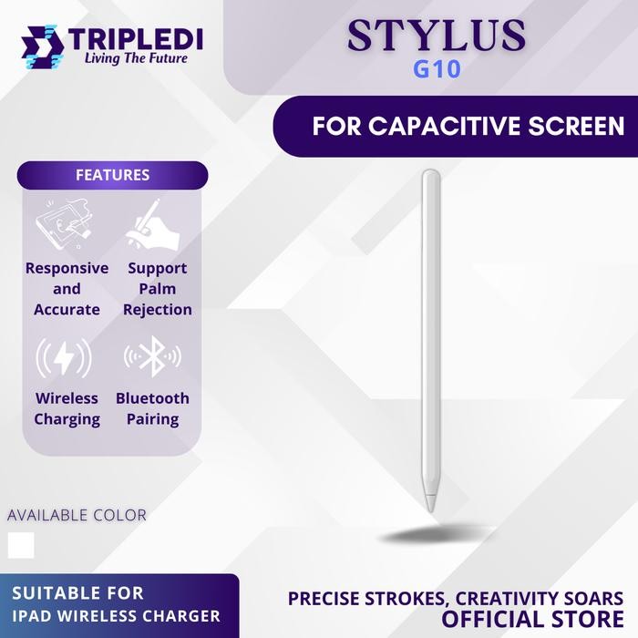 Mitra - TRIPLEDI Stylus Pen Active Gen 10 Apple Pencil 2 iPad Magnet Smart Tip