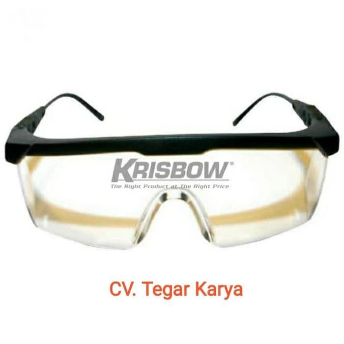 Kacamata Safety Krisbow Spectacle Flexible Kaca Bening