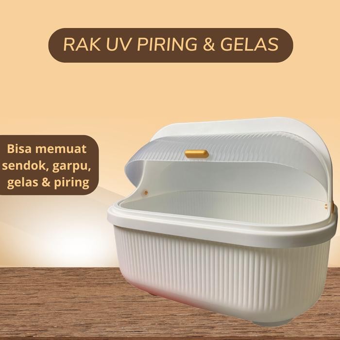 PROMO CUCI GUDANG SALE (BISA COD) Homindo Rak Besar Piring dan Gelas Tertutup Rak Piring Dengan