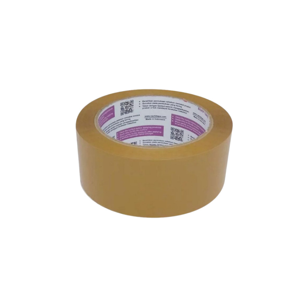 

Plakban Lakban Nachi OPP Core Violet Ungu 2 inch 48mm 100 Yard - Bening - Cokelat - Dus