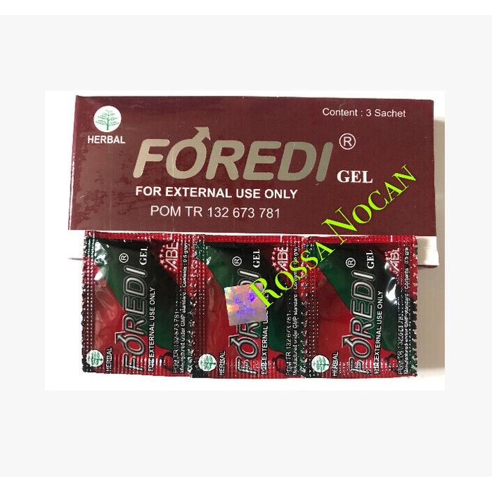 PvTerjamin- Foredi Gel Foredigel Herbal Asli Original 1 box 3 sachet