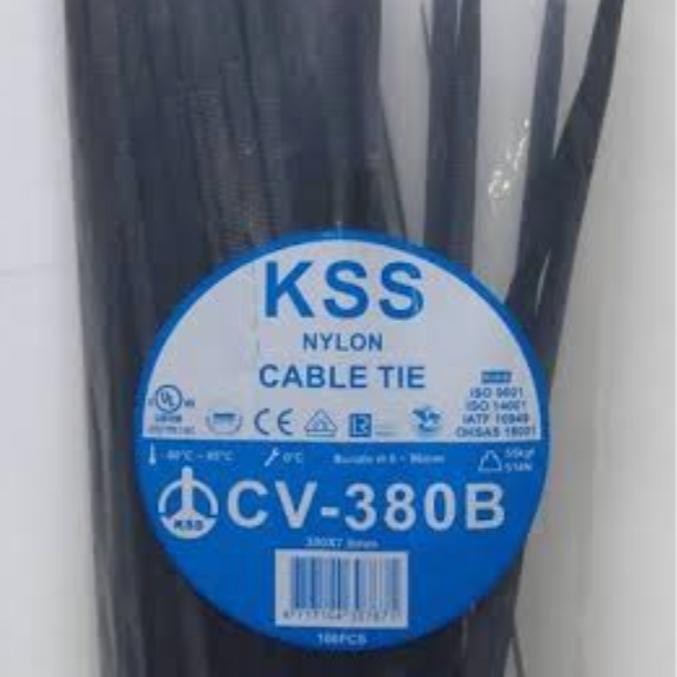 

LANGSUNG DIPROSES KSSKabelTies380mmCV380/InsulockTiepanjang380mm tebal 7,6mmisi100pc