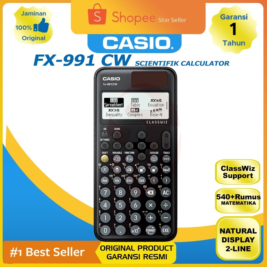 

KALKULATOR FX 991 CW SCIENTIFIC