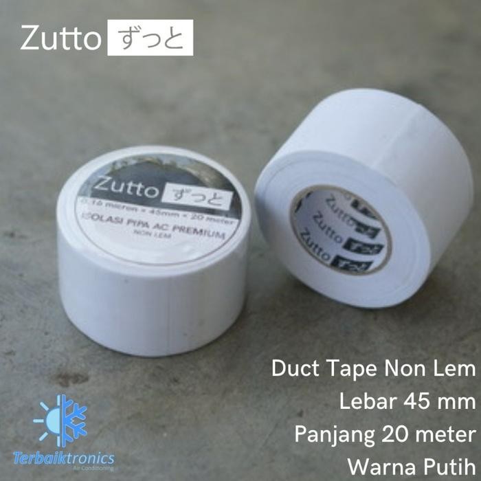 DUCT TAPE ISOLASI PEMBUNGKUS PIPA AC - ZUTTO NON LEM