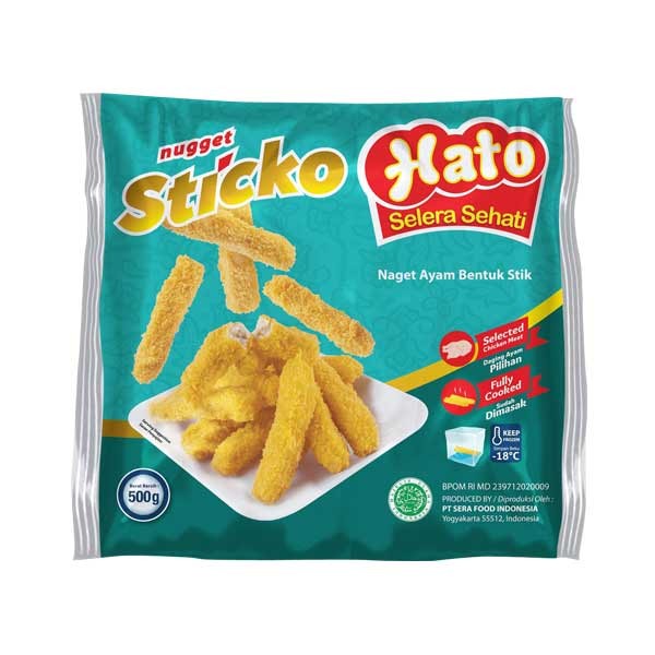 

HATO CHICKEN NUGGET STICKO 500 GR