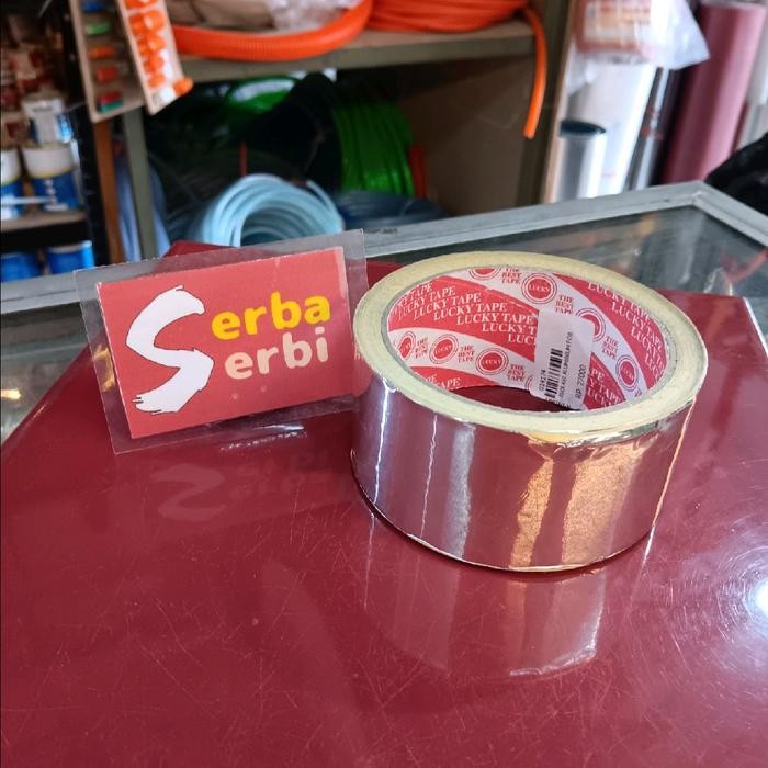 {LAKBAN ALUMINIUM FOIL}LEM ISOLASI TAPE ALUMINIUM FOIL 2"