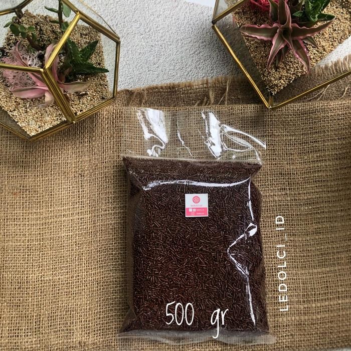 

InstanTanyadulu- TULIP MEISES MESES CHOCORICE COKLAT BUTIR 500 GR