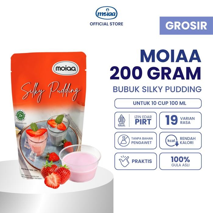 

InstanTanyadulu- Moiaa 200gr Silky Pudding Bubuk Premix Puyo Pudot Agar agar