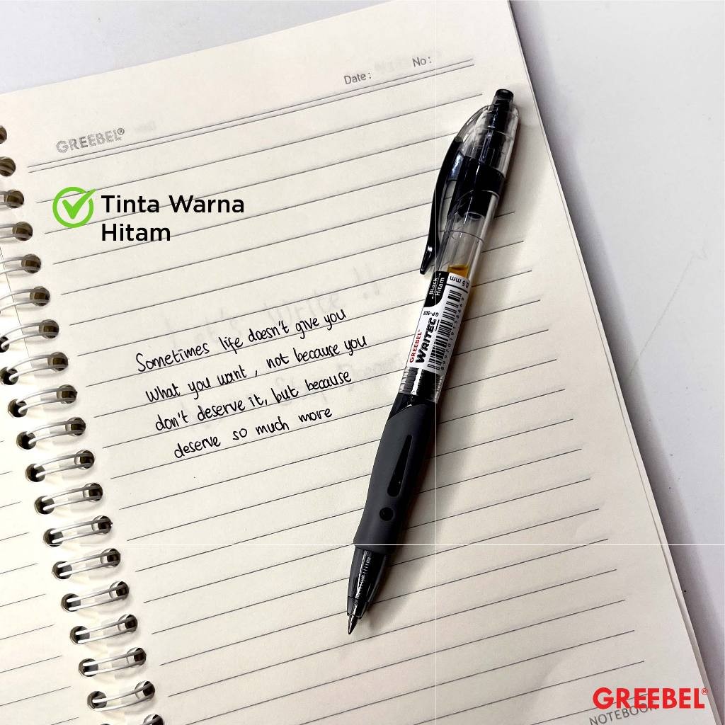 

EBEL PULPEN GEL / GEL PEN GP-503 Writec 0.5 (12PCS/BOX) / Ballpen Gel Ballpoint Bolpen Bolpoin Pena