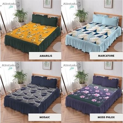 Kintakun Sprei Lite Rumbai King Size Uk. 180X200 Cm