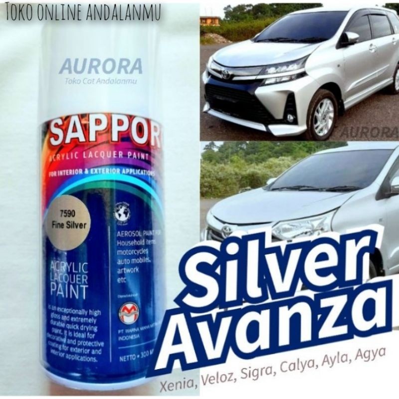 PILOX SILVER AVANZA XENIA VELOZ SIGRA CALYA AGYA PILOX SAPPORO FINE SILVER 300CC