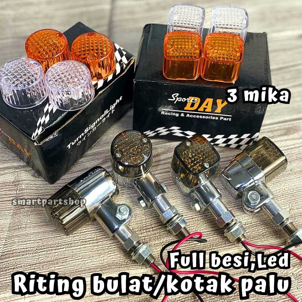 RITING BULAT PALU LED LAMPU SEIN FULL BESI SEN SEIN RETING RETENG FREE MIKA 2PCS UNIVERSAL