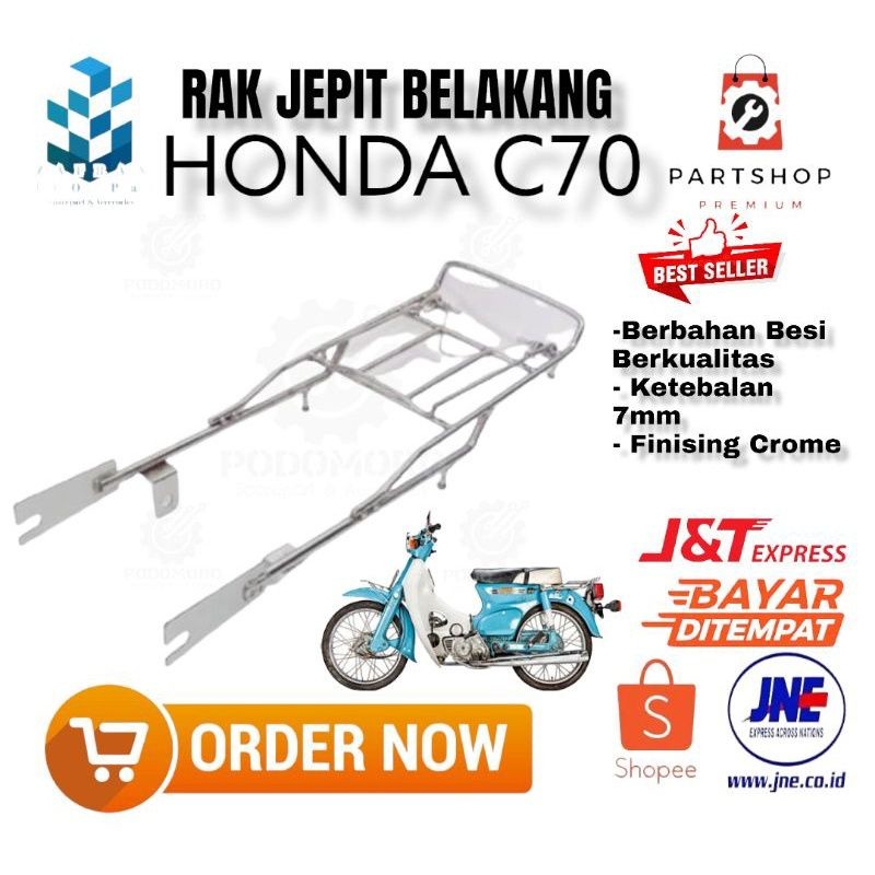 RAK JEPRET BELAKANG HONDA C70 C700