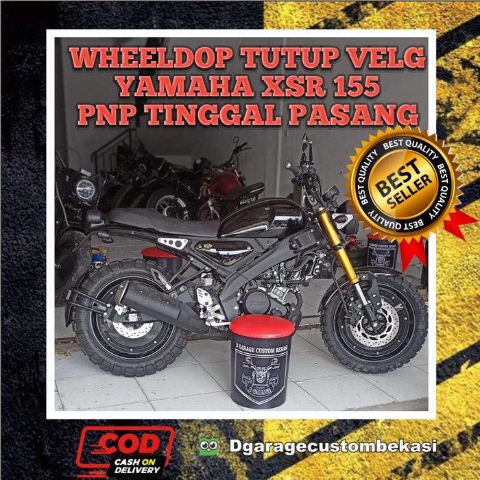 WHEELDOP VELG MOTOR YAMAHA XSR 155 cc Tutup Velg Ring 17 wheldoop