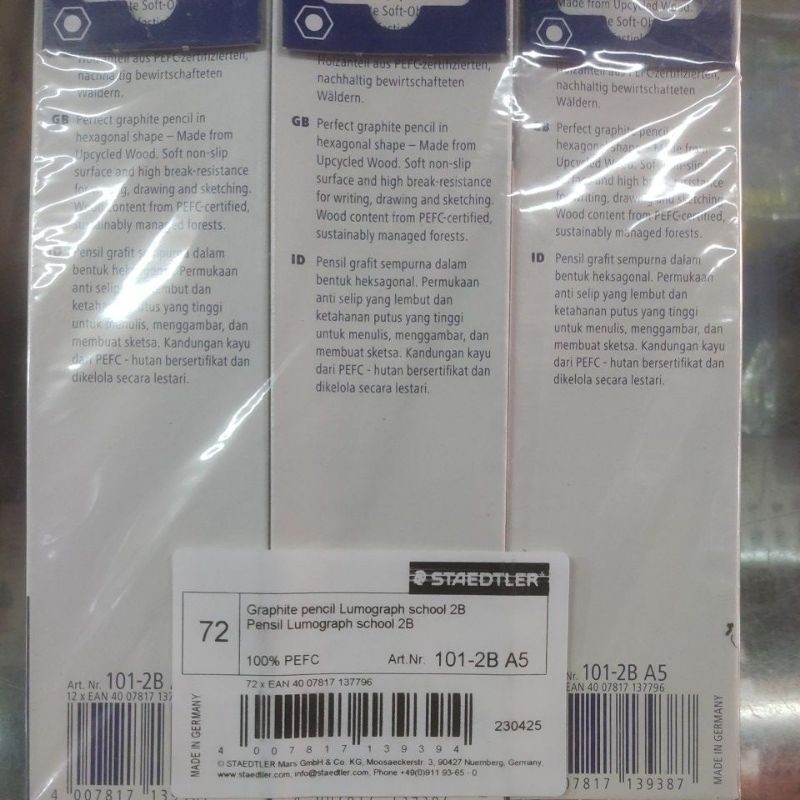 

PENSIL 2B STAEDLER ISI 12