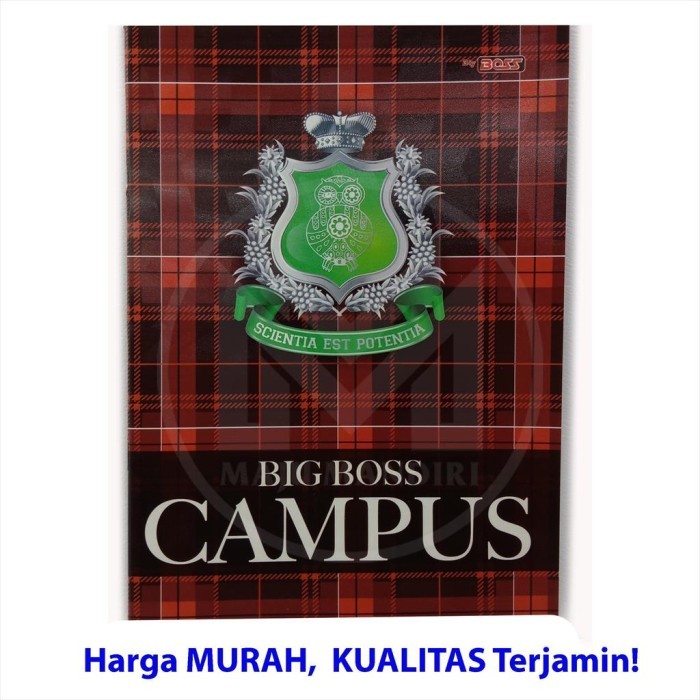 

Ready- Buku Tulis Big Boss Campus Isi 50 Lembar Ukuran B5 / Boxy Campus 50