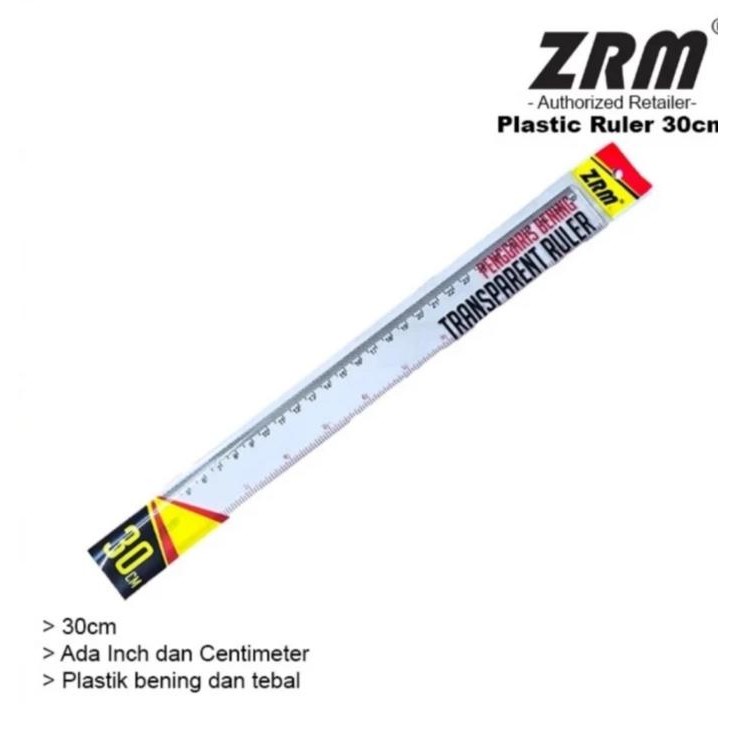 

ID 1 BOX 12 PCS PENGGARIS MIKA / PENGGARIS PLASTIK TEBAL 30 CM ZRM SQUEEZY