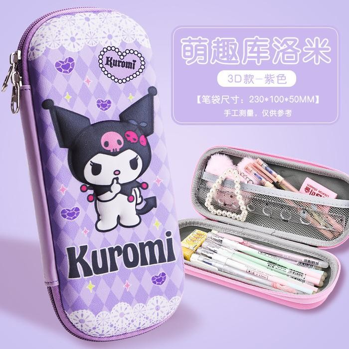 

ID TEMPAT PENSIL TIMBUL 3D KARAKTER SANRIO ( KUROMI / CINNAMOROLL / MELODY ) / UNICORN / BUNNY