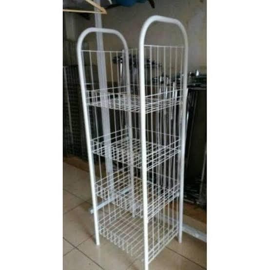 TERBARU! rak ciki 4 susun Rak Kawat Ram Snack Ciki 4 Susun (instan only)