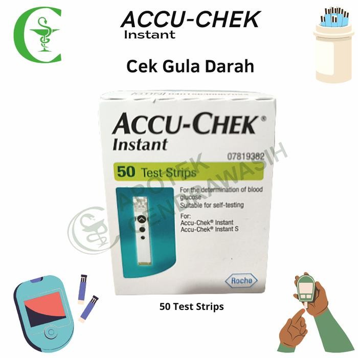 ACCU CHEK INSTANT GLUCOSE 50 STRIPS
