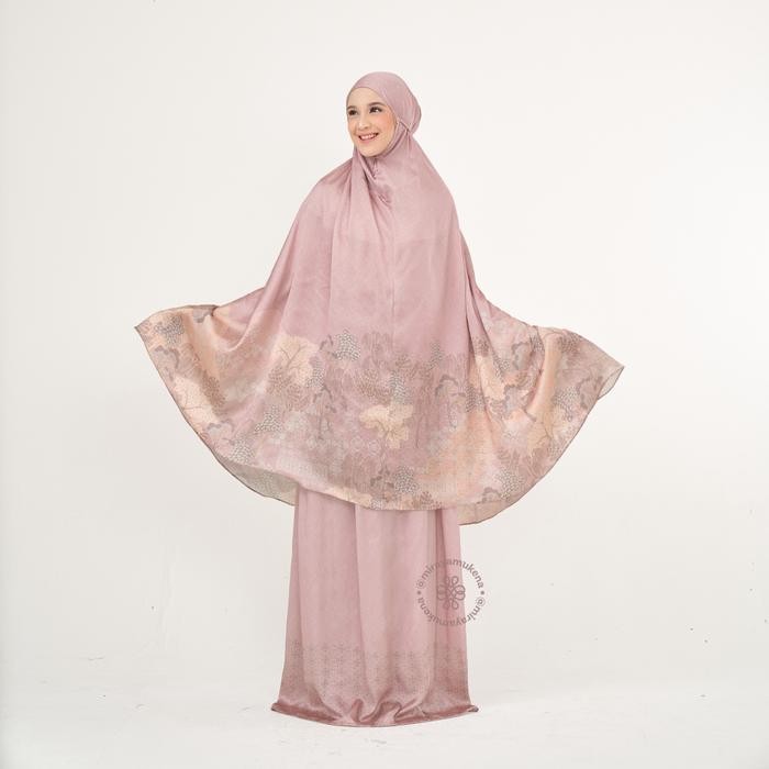 Mukena Travel Printing Miraya Jardin Pink