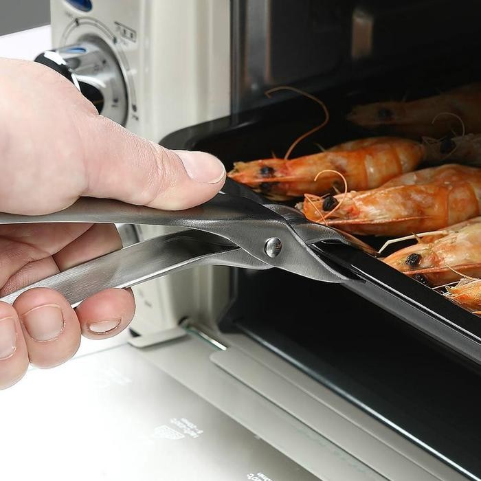 Xp87 Huohou Penjepit Panci Anti Panas Stainless Steel Penjepit Piring