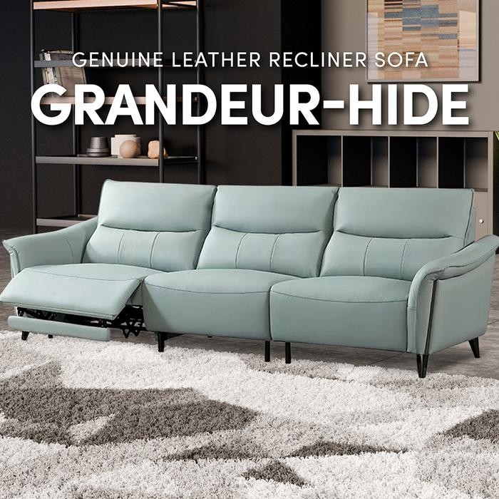 Terlaris Starlead Recliner Grandeur-Hide Leather Sofa Mewah Sofa Modular Kulit Asli Genuine Leather