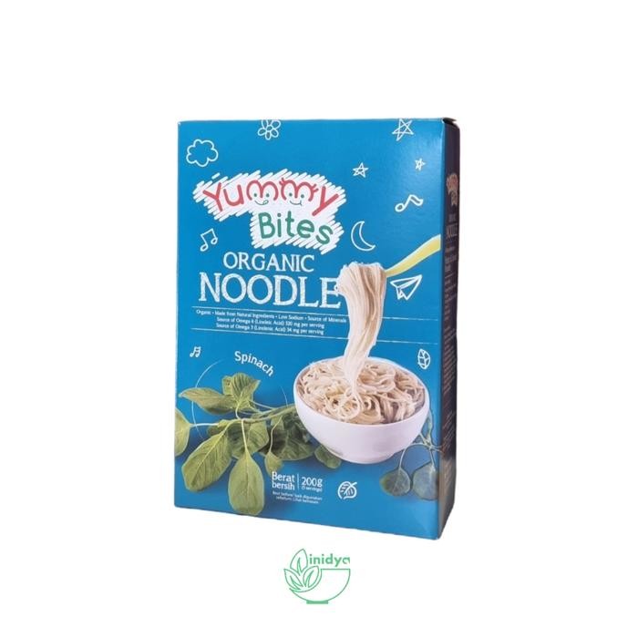 

YUMMY BITES ORGANIC NOODLE 200G DAN 80G MIE MPASI BAYI ORGANIK GLUTEN FREE