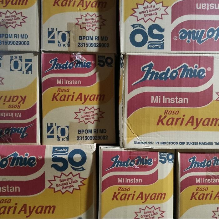 

MIE INSTANT INDOMIE GORENG / SOTO / AYAM BAWANG / KARI PER DUS (40 PCS) INSTAN KUAH MAKANAN FOOD