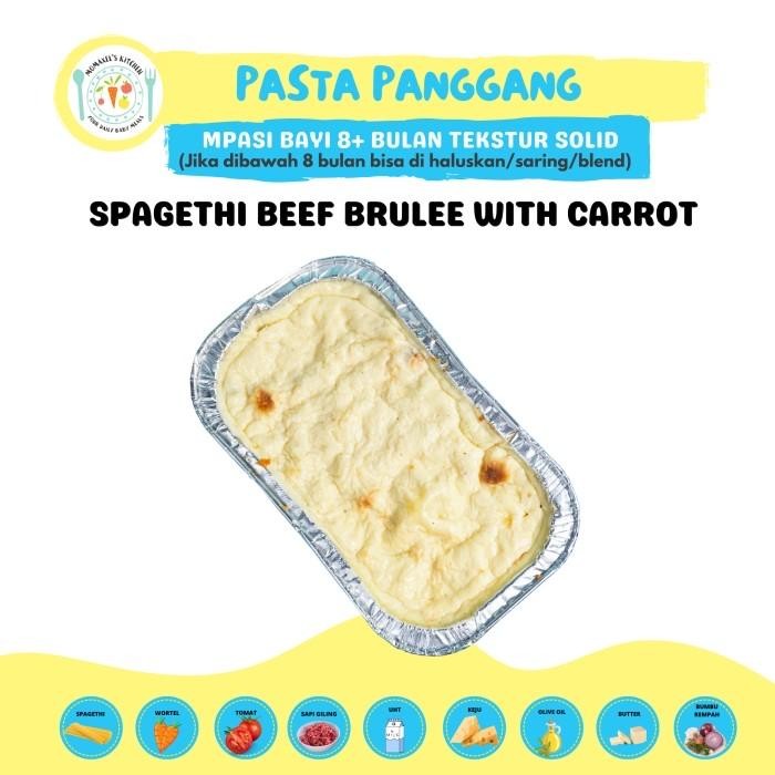 

SPAGHETTI BRULEE WITH CARROT (MPASI FROZEN)
