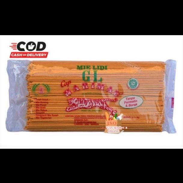 

MIE LIDI CAP HARIMAU 1 KG / MI LIDI / MIE GOMAK / MIE ACEH GL