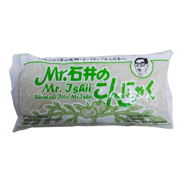 

MR ISHII MIE SHIRATAKI HIJAU DIET KETO DEBM 200GR MIE BASAH