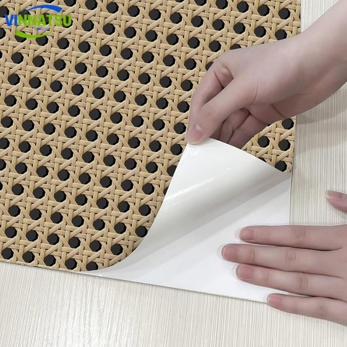 Senja_Craft Vinnatsu Rotan Stiker/Wallpaper Stiker Dinding Rotan/Wallpaper Dinding Anti Air Dan Anti