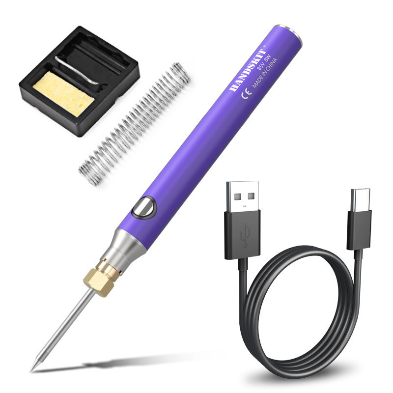 USB Battery Soldering Iron Charging Electric Soldering Iron 510 Soldering Iron Head Interface