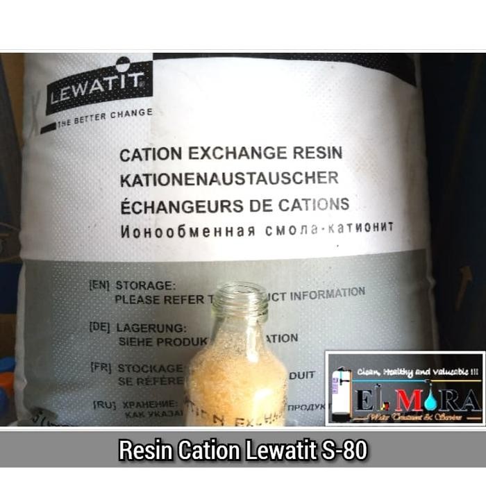 Softener Resin Cation Lewatit S-80 Refill Catridge 1Kg Kode 432