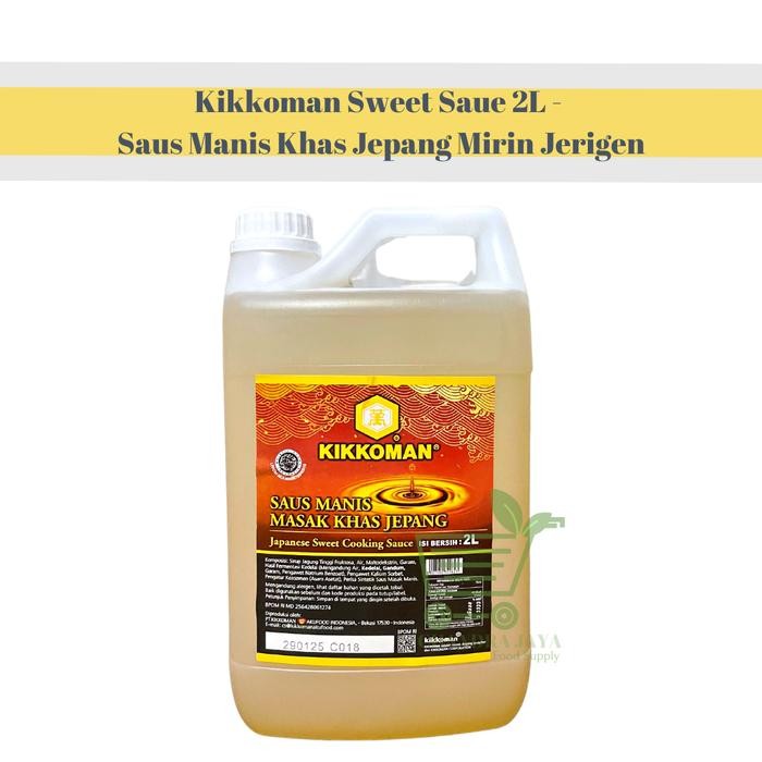 

Ready Kikkoman Sweet Saue 2L - Saus Manis Khas Jepang Mirin Jerigen