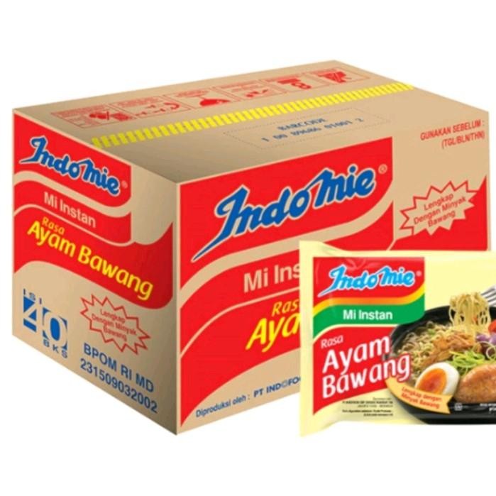 

Sale Terbatas Paket 2Dus Indomie Soto Dan Ayam Bawang-40Pcs (80Pcs) Mie