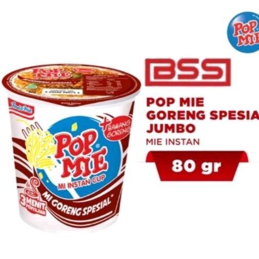 

Kualitas Terjamin [Bss-Sw11] Popmie Mi Instan Cup Kuah/Goreng-1Dus Isi Noodles