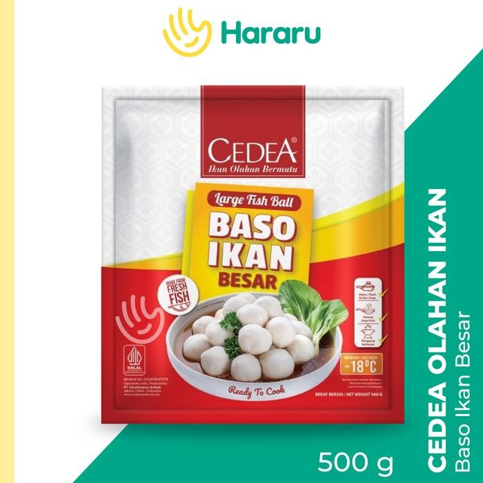 

BeliSkrg,KirimHariini- CEDEA Baso Ikan Besar Bakso Ikan Fish Ball 500 Gram