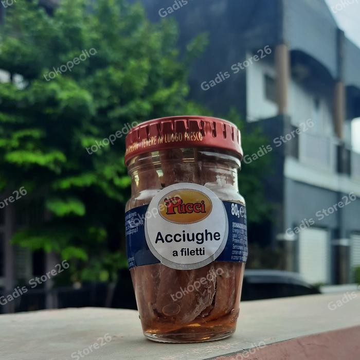 

PastikanDikirimLgsg- PUCCI ACCIUGHE ANCHOVIES FILLET IN OIL 78 GR