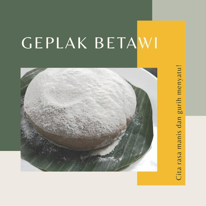 

PastikanDikirimLgsg- Geplak Betawi (Paket 4)