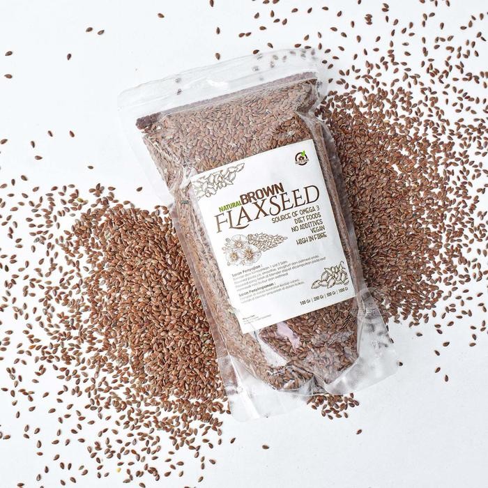 

PastikanDikirimLgsg- Natural Brown Flaxseed 1000gr