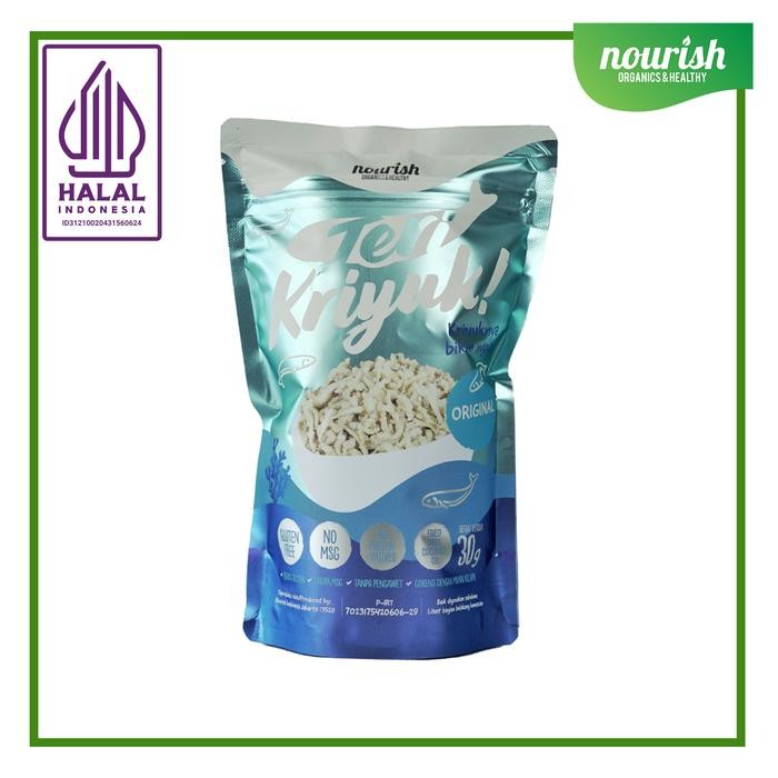 

PastikanDikirimLgsg- Nourish Teri Kriyuk ! Gluten-Free Tanpa MSG - Original 30 gr