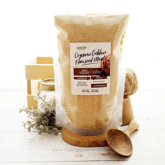 

PastikanDikirimLgsg- Nourish Indonesia, Organic Golden Flaxseed Meal 500gr