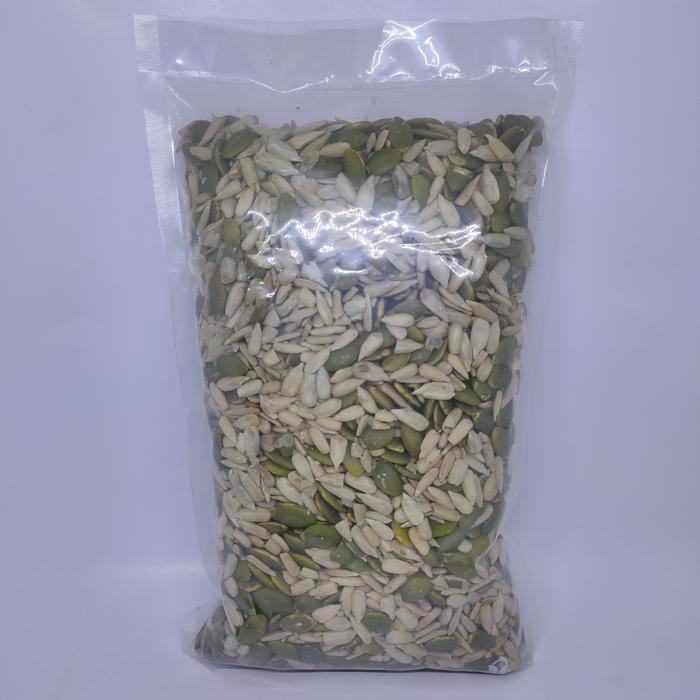

PastikanDikirimLgsg- 1000gr Mix Biji Labu/Pumpkin Seeds & Biji Bunga Matahari Kupas