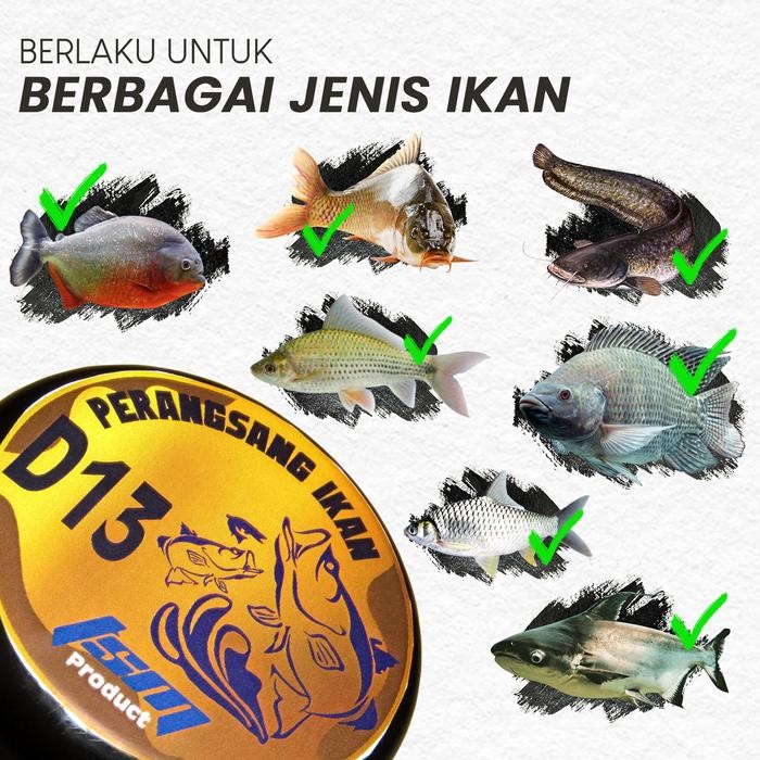 D13 Tambahan Serbuk Untuk Umpan Racikan Mancing Segala Ikan