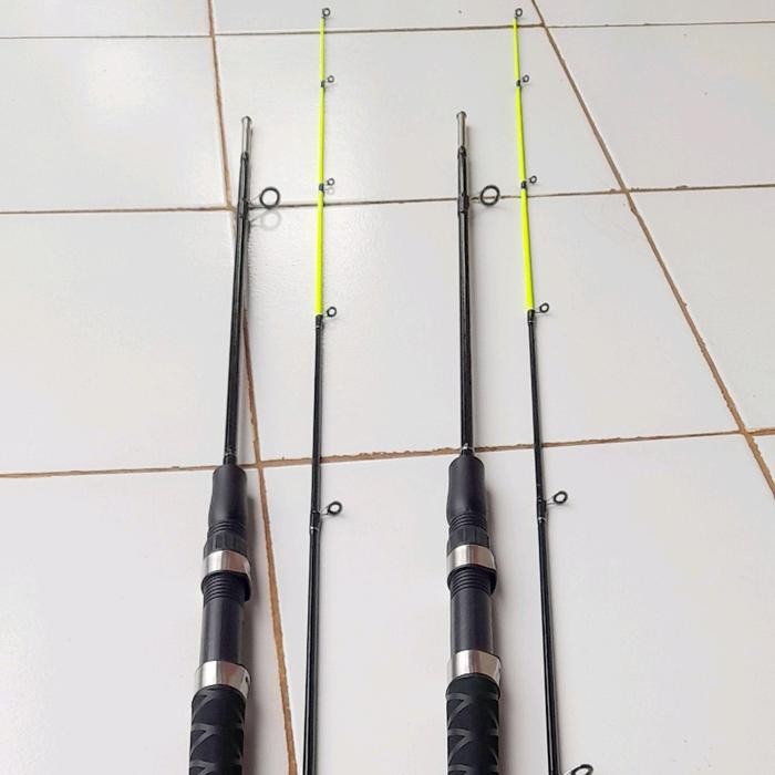 Joran Pancing Fiber Solid Sambung 2 Tawesan Panjang 185 Cm